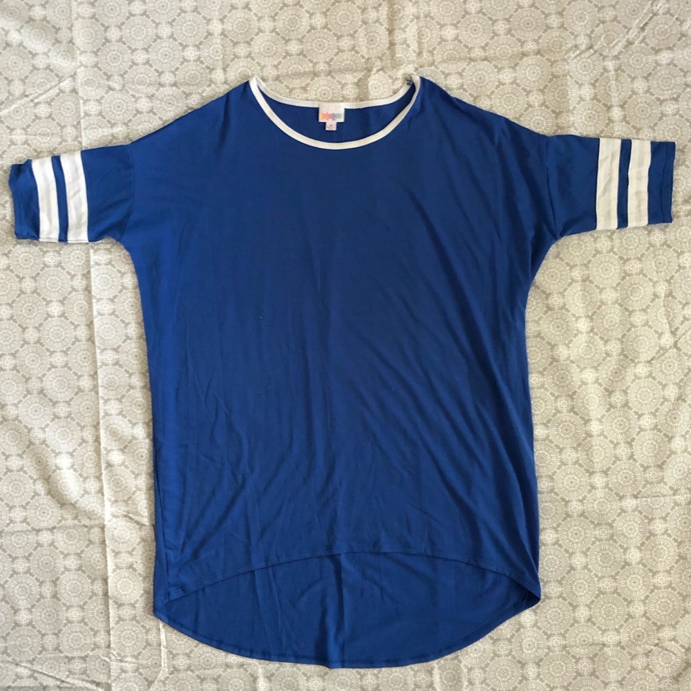 LuLaRoe Blue Shirt
